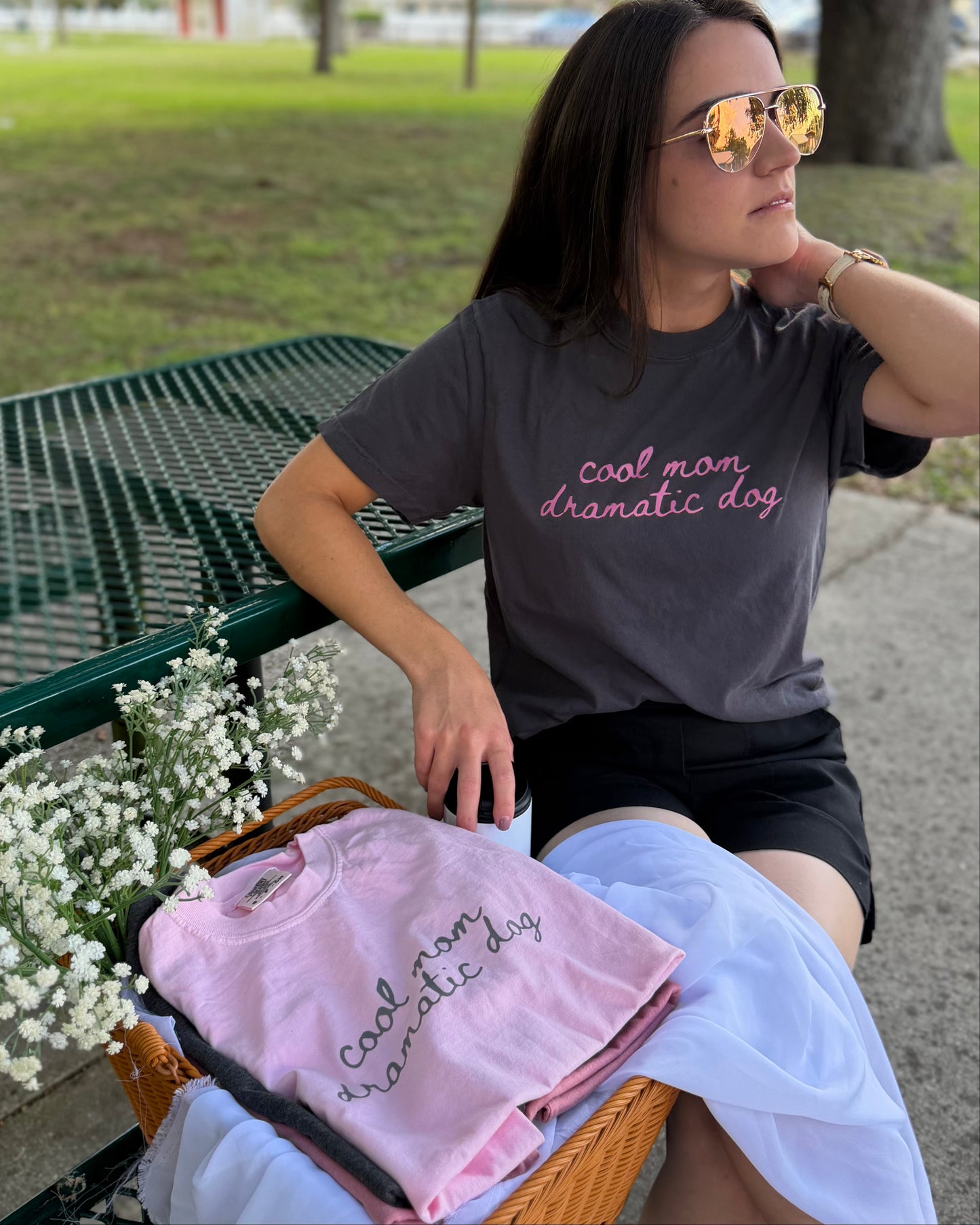Cool Mom Dramatic Dog T-Shirt