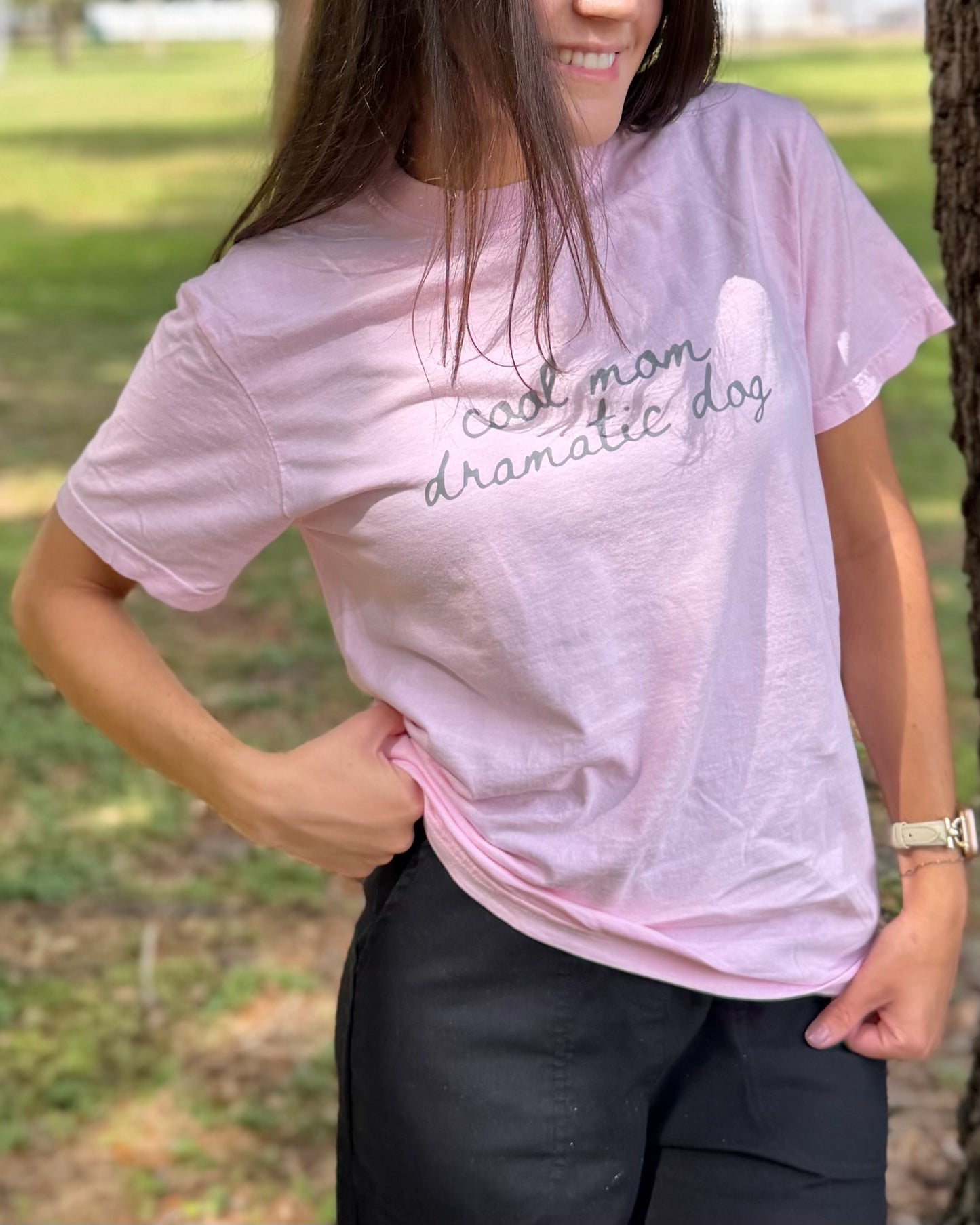 Cool Mom Dramatic Dog T-Shirt