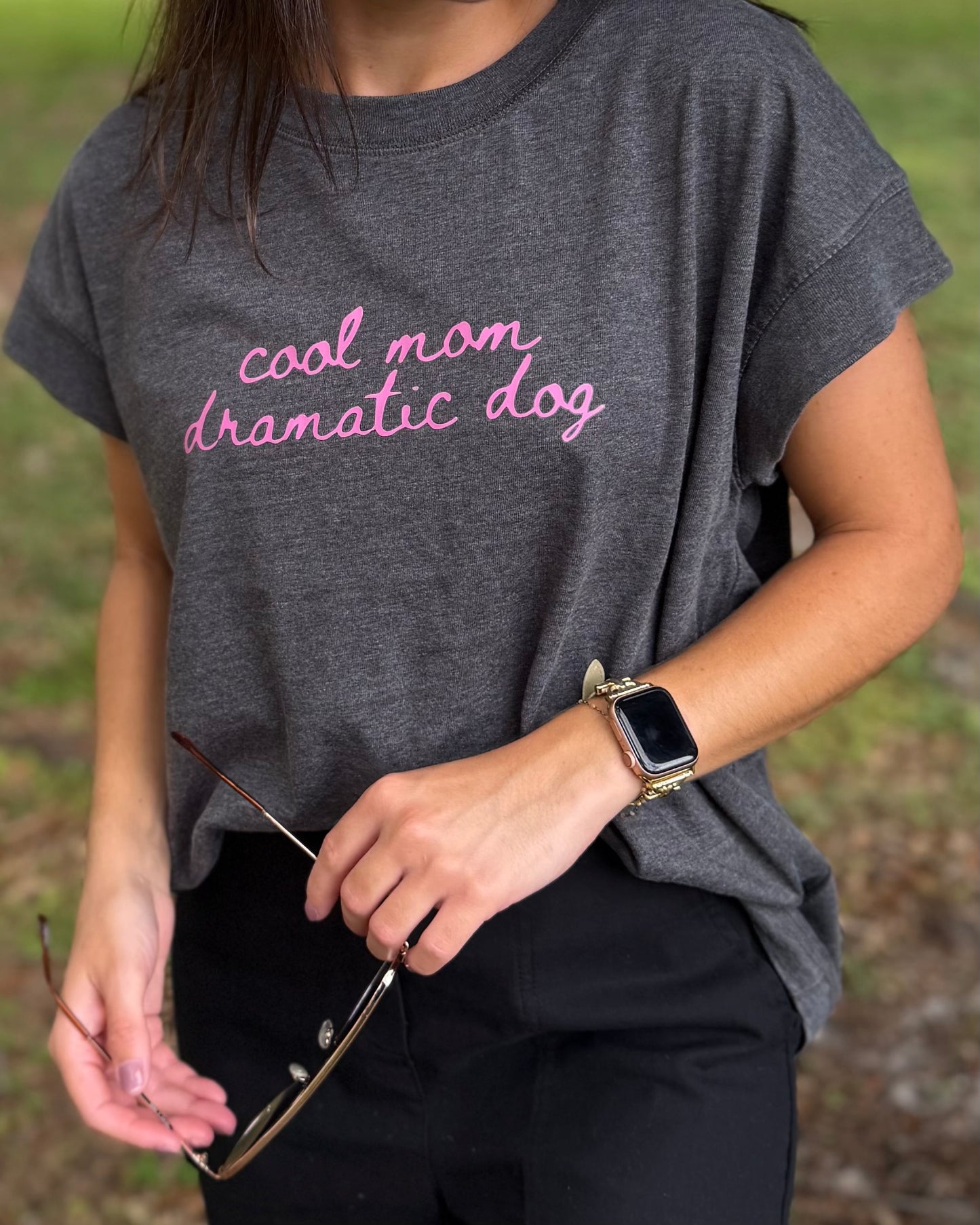 Relaxed Vintage Wash Tee | Cool Mom Dramatic Dog
